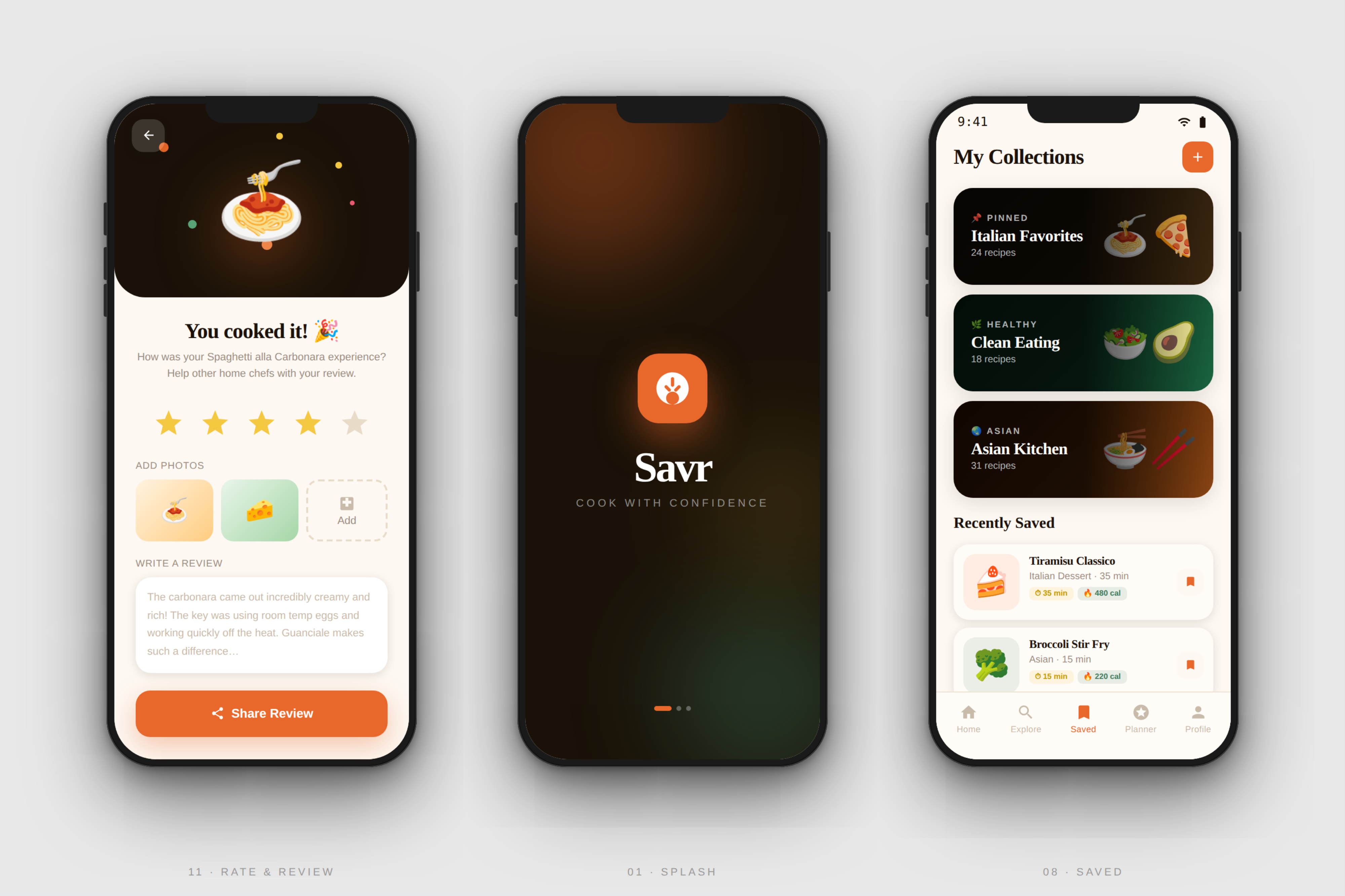 Savr Recipe App